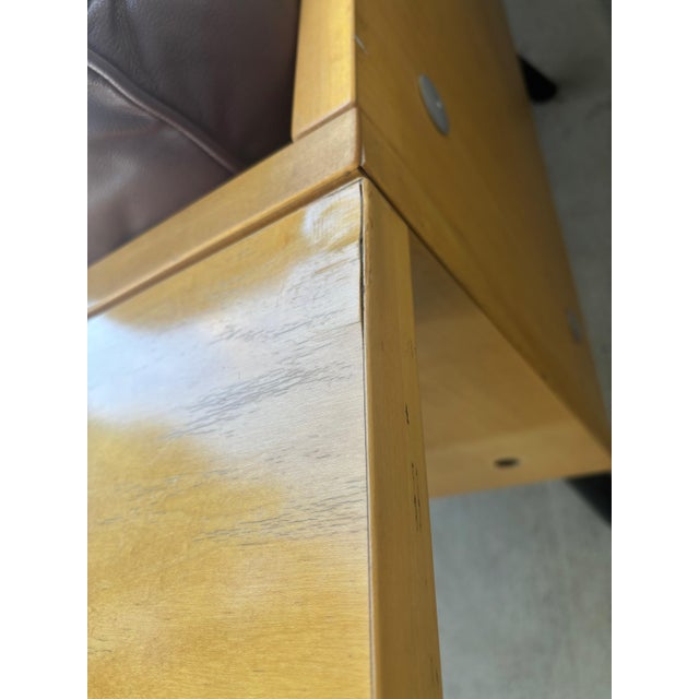 Knoll Studios Salsa Sofa Paul Aferiat Peter Stamberg Leather Vintage Post Modern For Sale - Image 10 of 15