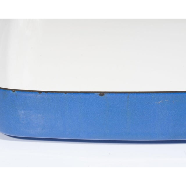 Mid 20th Century Mid 20th Century Kobenstyle Blue Enamel Baking Dish Designed by Jens Quistgaard for Dansk For Sale - Image 5 of 8