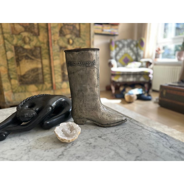 Industrial Mid-20th Century Industrial Turkish Metal Boot Mold For Sale - Image 3 of 14