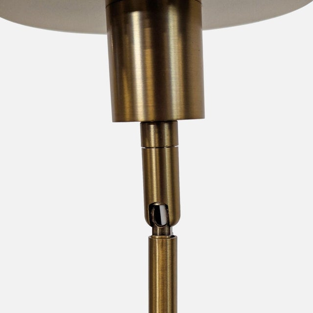 Modern Contemporary Kuzco Lighting Claire Modern 8-Light Chandelier in Brushed Brass Finish For Sale - Image 3 of 8