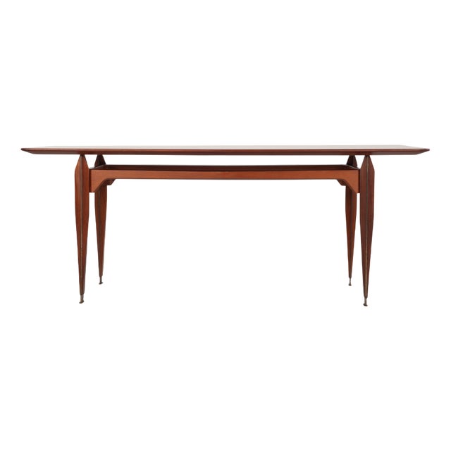 Italian Teak Dining Table, 1960s For Sale