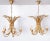 Gilded Brass Wheat Sheaf Chandeliers, Italy, 1970s, Set of 2 For Sale - Image 11 of 11