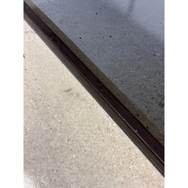 Mitchell Gold + Bob Williams Carmen Leather Cocktail Ottoman or Museum Bench For Sale - Image 10 of 13