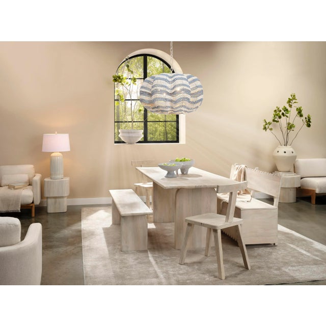 2020s Jamie Young Arc Bench in Light Bleach For Sale - Image 5 of 5