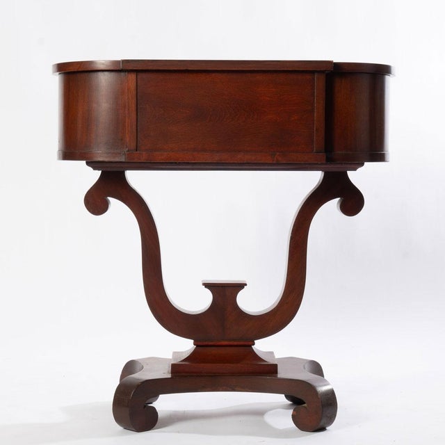 Empire Style Mahogany Sewing Stand For Sale - Image 12 of 13