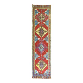 Antique Turkish Karapinar Runner - 3'5" x 14' For Sale