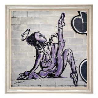 Augusto-S, Chained Dancer, 2005, Oil Painting on Canvas, Framed For Sale