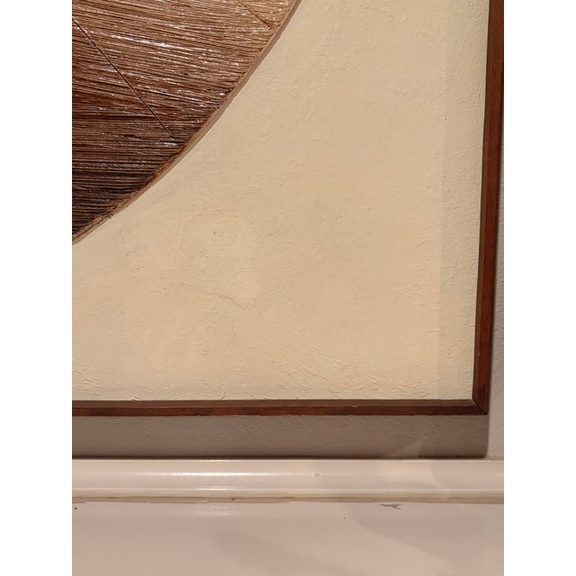 1970s Mid-Century Modern Oil Painting by Seattle Artist "Russell" Large Painting For Sale - Image 4 of 16