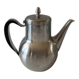 Mid Century Modern Oneida Stainless Steel Coffee Pot For Sale