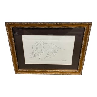 Henri Matisse Sleeping Model King & McGaw Lithograph 1995 14x18 For Sale