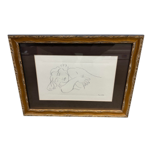 Henri Matisse Sleeping Model King & McGaw Lithograph 1995 14x18