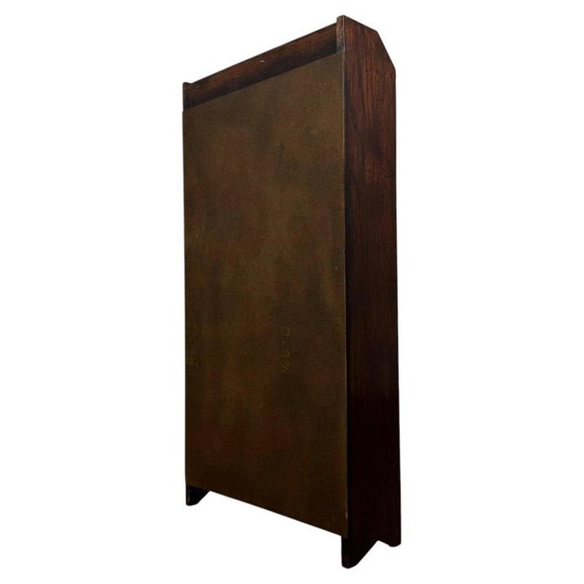 Wood Early 20th Century English Oak Open Bookcase For Sale - Image 7 of 11
