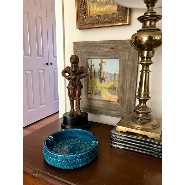 Victorian Style Bronze Butler Monkey Candle Holder For Sale - Image 6 of 11