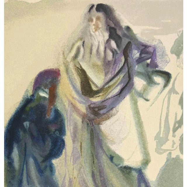 Saint Peter to Dante - "The Divine Comedy" - Song 27 - Paradise is a woodcut print realized in 1963 for a series...