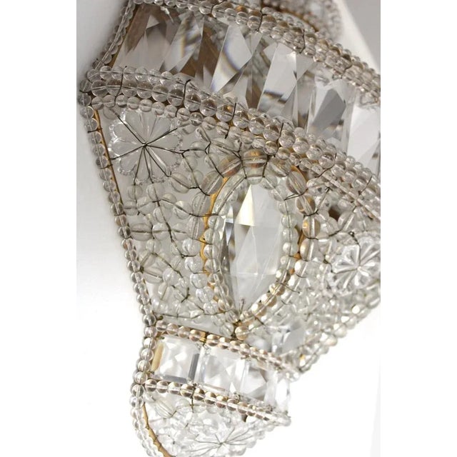 Crystal Wall Lamps, 1900s, Set of 2 For Sale - Image 5 of 10