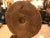 Rustic Antique 1800's Grinding Millstone Sculpture Mounted on Custom Black Iron Base For Sale - Image 3 of 6