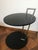 Eileen Gray Round Black and Chrome Coffee Table by Eileen Gray For Sale - Image 4 of 6