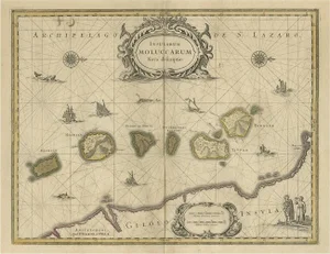 Map of the Moluccas, 1730