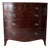 19th Century English Mahogany Bowfront Chest of Drawers For Sale