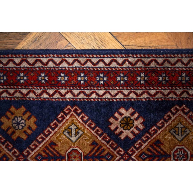 Caucasian Hand-Knotted Ganja Rug For Sale - Image 4 of 8
