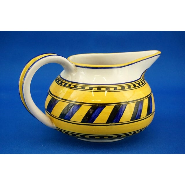 Majolica Ceramic Jug with Coat of Arms and Double-Headed Eagle by Dino Rofi for Santa Lucia, Siena, Italy, 1920s For Sale - Image 9 of 18