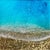 The Ocean Heals by Ana Hefco | Mixed Media on wood panel Abstract ocean scene with waves and sand. For Sale