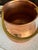 Copper Vintage Copper Planter Utensil Pot With Hinged Brass Handle MCM Lodge CabinCore For Sale - Image 8 of 10