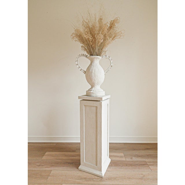 French Beata Pedestal, Paper Mache For Sale - Image 3 of 4