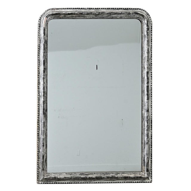 French 19th Century Louis Philippe Silver Gilt Mirror For Sale - Image 10 of 10