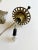Early 20th Century Hand Painted Floral Gone With The Wind Oil Lamp Converted, w/ Nightlight For Sale - Image 16 of 18