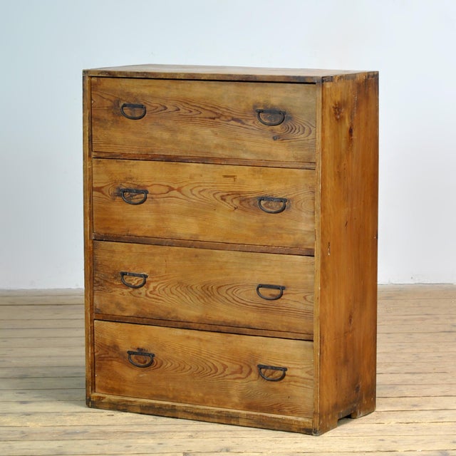 Japanese Tansu Chest of Drawers, 1900s For Sale - Image 12 of 12