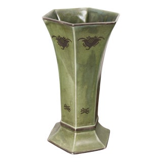 Large Art Deco Ceramic Vase by Arabia Finland, 1940s For Sale