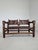 Spanish Brutalist Safari Bench in Brown Leather For Sale - Image 14 of 14