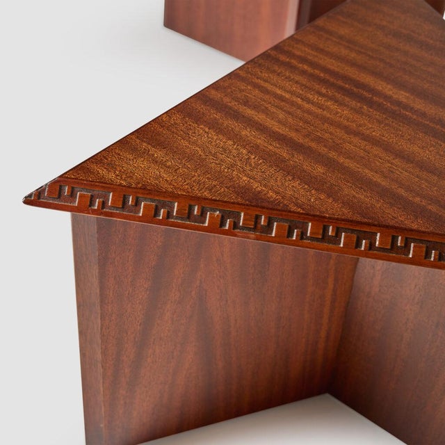 Taliesin Cocktail Table by Frank Lloyd Wright for Heritage Henredon - 7 Pieces For Sale In San Francisco - Image 6 of 12