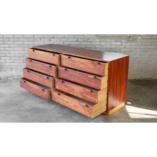 1970s Charles Webb Eight-Drawer Oak Dresser For Sale - Image 11 of 18