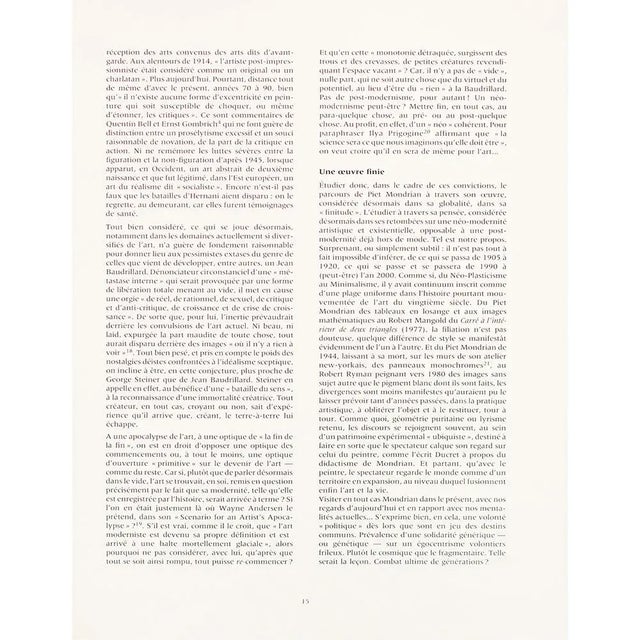 1991 After Piet Mondrian "Amaryllis in a Bottle", Full-Color Parisian Print For Sale In Dallas - Image 6 of 8