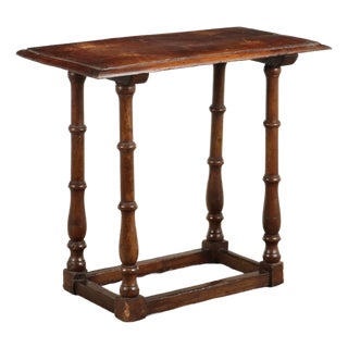 Italian Coffee Table in Walnut For Sale