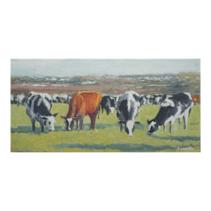 Original Oil Painting of Cows