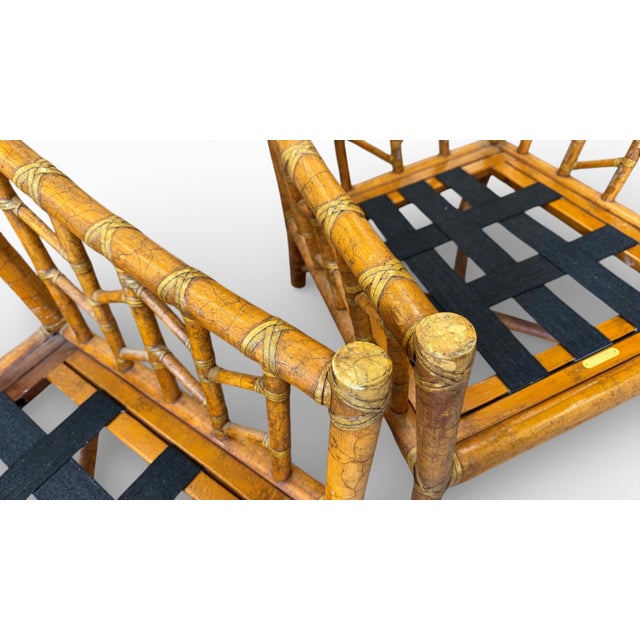 Vintage McGuire Organic Modern Lounge Chairs, a Pair For Sale - Image 14 of 16