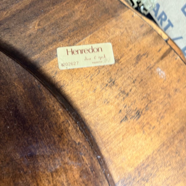 1950s Henredon Piecrust Mahogany Chippendale Style Coffee Table Claw & Ball Feet For Sale - Image 12 of 12
