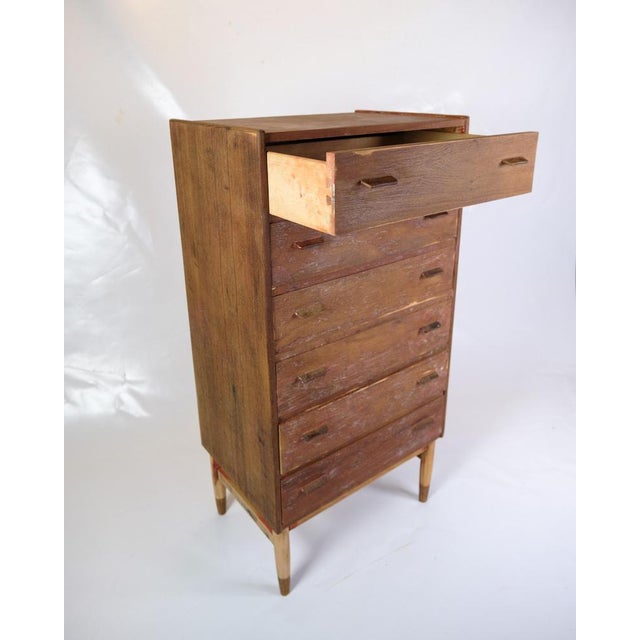 Commode in Teak with Oak Legs by Poul M. Volther for FDB, 1960s For Sale - Image 6 of 9