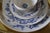 Antique Haviland Limoges Blue & White Gilt Dinnerware Service, 48 Pieces For Sale - Image 13 of 18