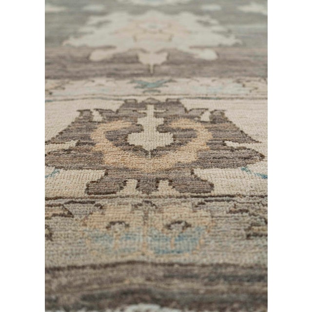 Turkish Oushak Rug 9'6" x 13'8" #21387 For Sale - Image 3 of 8