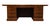 Stow & Davis Solid Walnut Contemporary Traditional 84" Executive Office Desk For Sale - Image 9 of 12