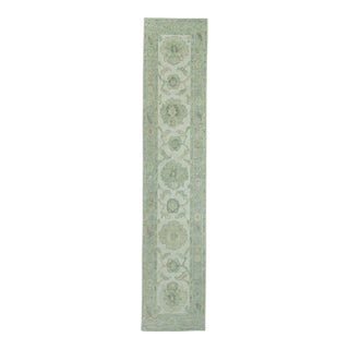 Turkish Oushak Rug 2'2" x 10'7" #19341 For Sale