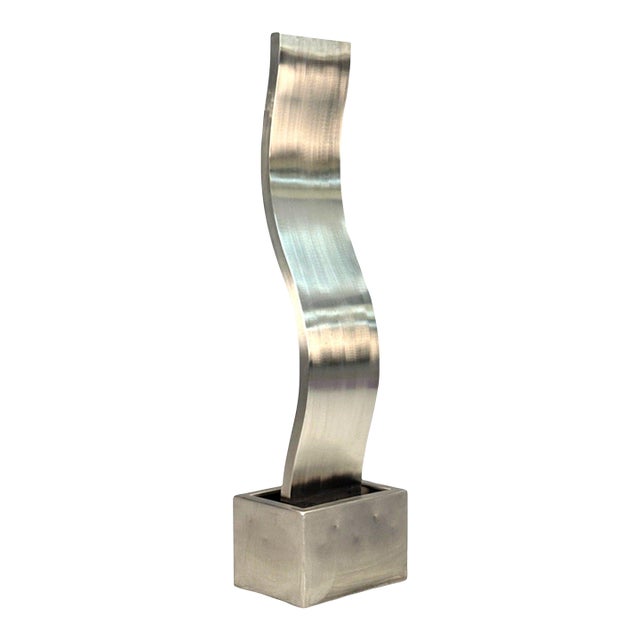 Archie Held, Contemporary, Stainless Steel, Monumental Water Sculpture, Usa 2000 For Sale