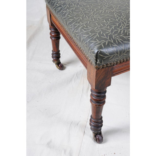 19th Century Art Nouveau Slipper Chair, Accent Piece For Sale - Image 4 of 5