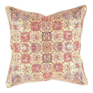 Pasargad Contemporary Persian Silk Termeh Pillow For Sale