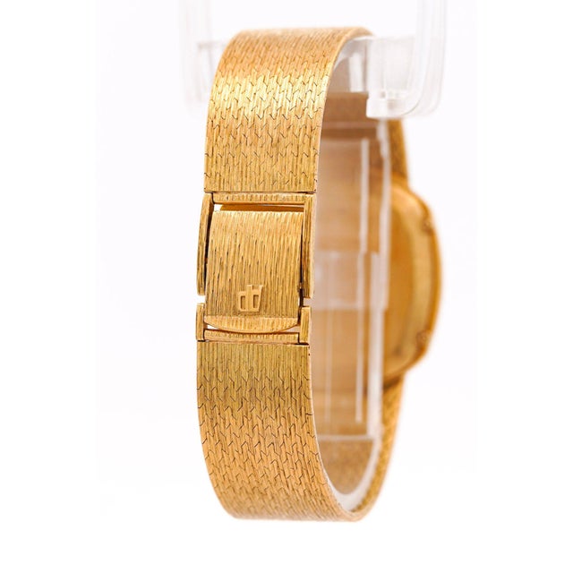 Metal 1960s Audemars Piguet 28mm 18k Gold Brown Fumé Sunburst Mesh Bracelet Watch For Sale - Image 7 of 14