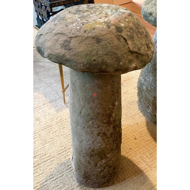 18th Century English Staddle Stone 'Mushroom' Garden Ornament For Sale - Image 10 of 10